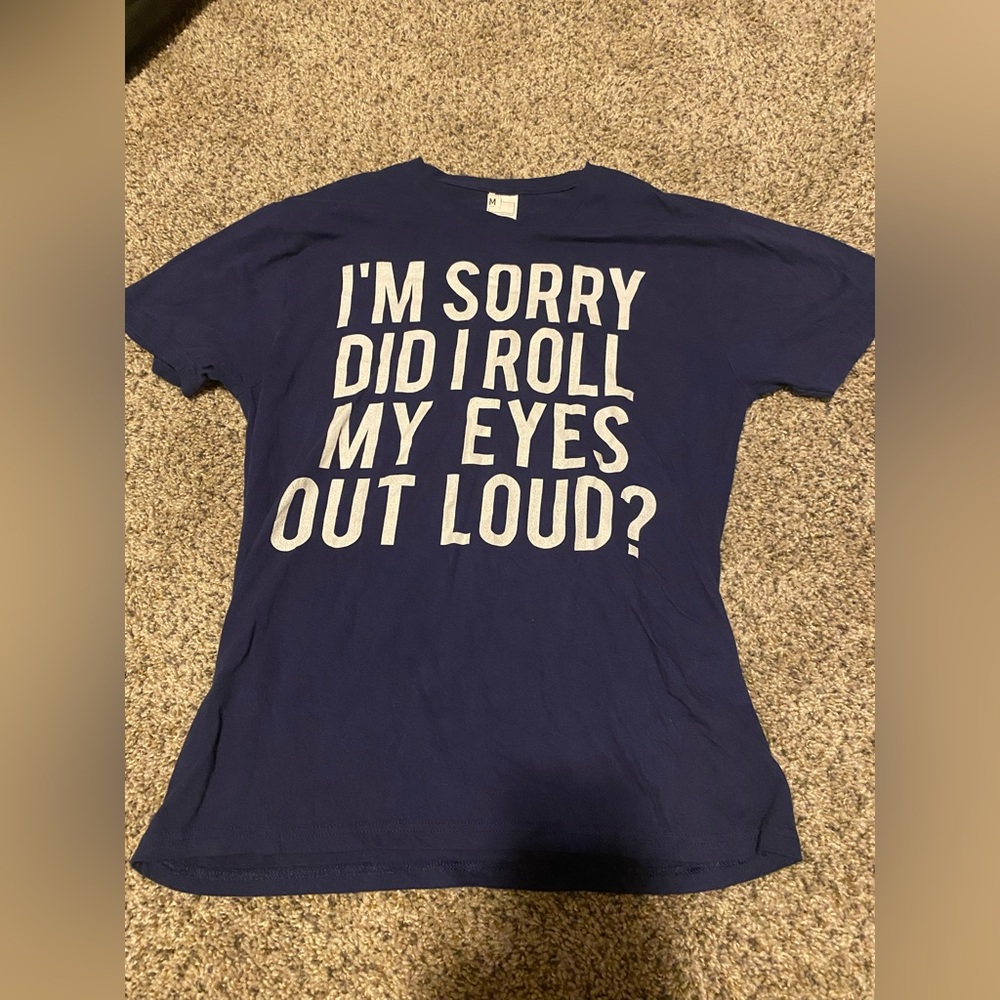 Dark blue women's t-shirt